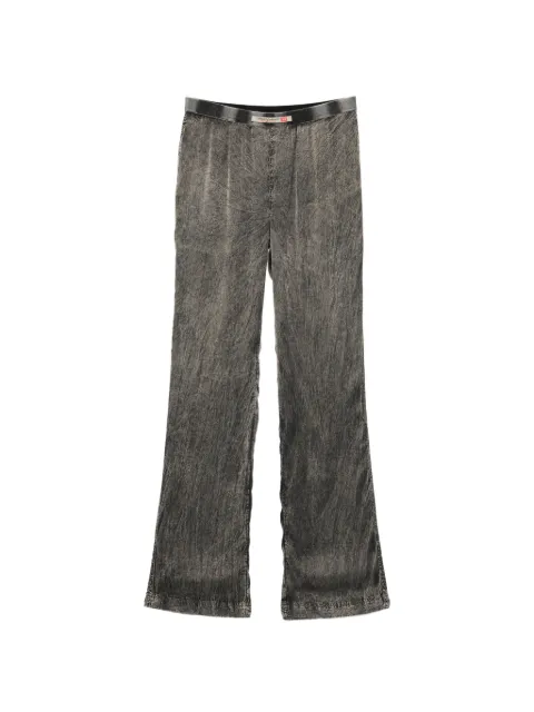Diesel Yuna elasticated-waistband trousers Grey A232630TKBS