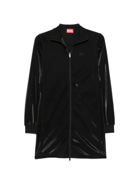 Diesel D-Rosy zip-up mini dress Black A222220ADCQ