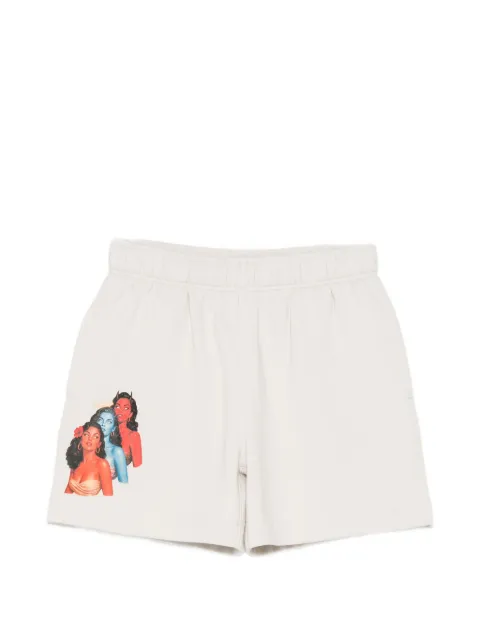Melt graphic-print shorts Neutrals MSRTSHO5011