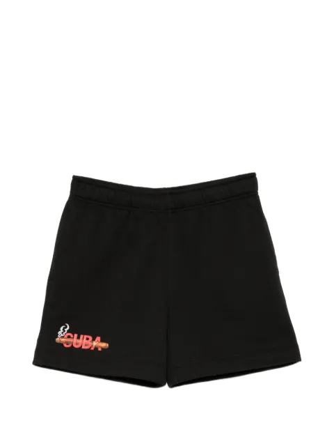 Melt graphic-print shorts Black MSRTSHO5015