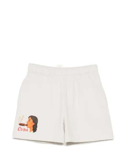 Melt graphic-print shorts Neutrals MSRTSHO5013