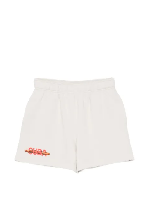Melt graphic-print shorts Neutrals MSRTSHO5015