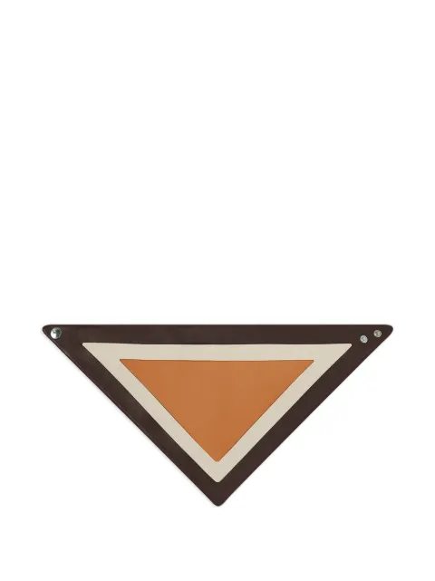 RETORI color-block lambskin scarf Brown 01WLESA002KF00