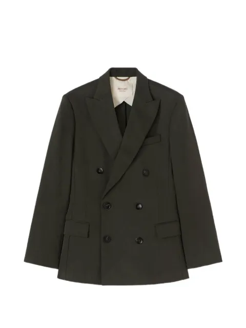 RETORI double-breasted blazer Green 03WFAJA012IU01