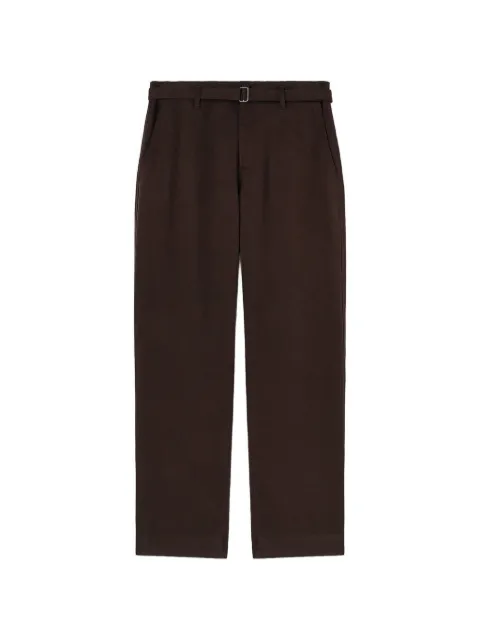RETORI belted straight-leg trousers Brown 03MFAPA011IU01