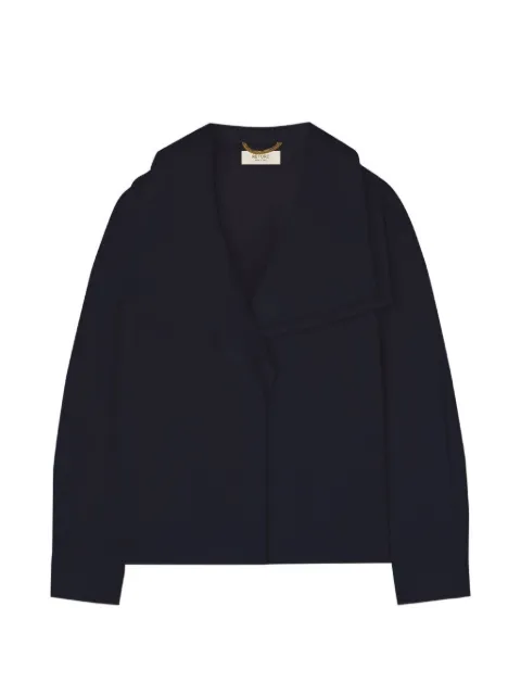 RETORI shawl-collar shirt Blue 03WFATO010CU09