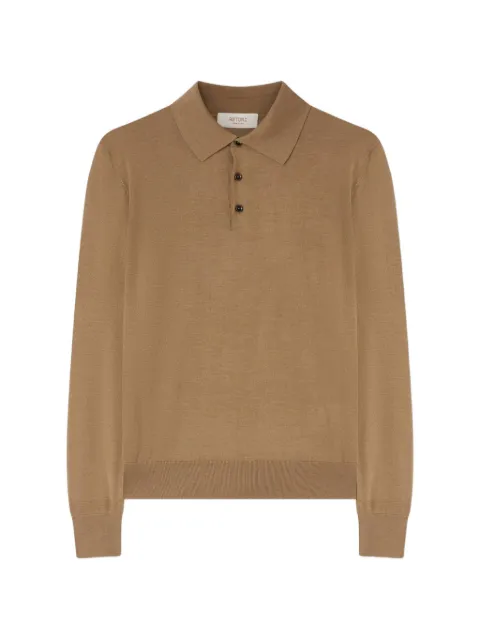 RETORI long-sleeve polo shirt Neutrals 00MKNTO179WR03