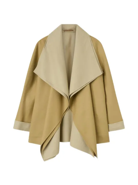 RETORI shawl-collar oversized coat Green 03WFAOU008LD00