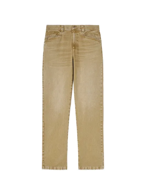 RETORI embroidered-waistband jeans Neutrals 03WFAPA016DU02