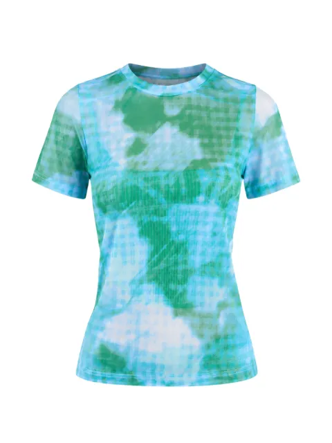 PH5 Nori floral-print mesh T-shirt Green SS26TP048GRE