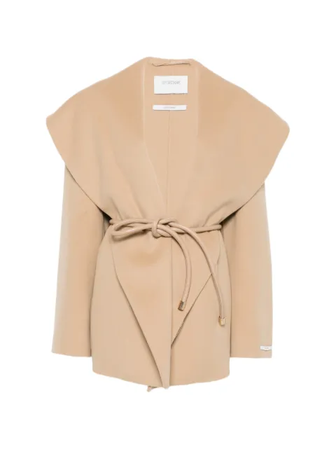 Sportmax pure-wool double-fabric jacket - camel Neutrals 2622086031600