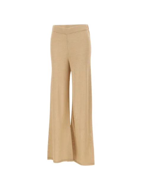 Kangra ribbed-trim straight-leg pants Neutrals 197015006