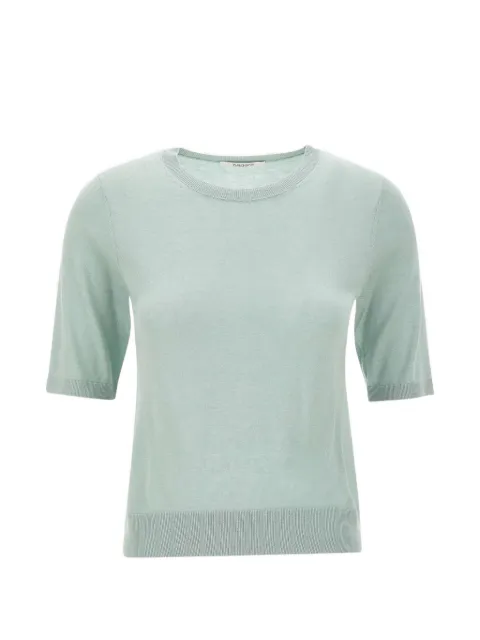 Kangra short-sleeve ribbed-trim T-shirt Green 199021