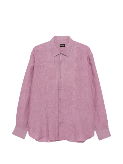 Zegna linen shirt Pink UHX31A3SRO3
