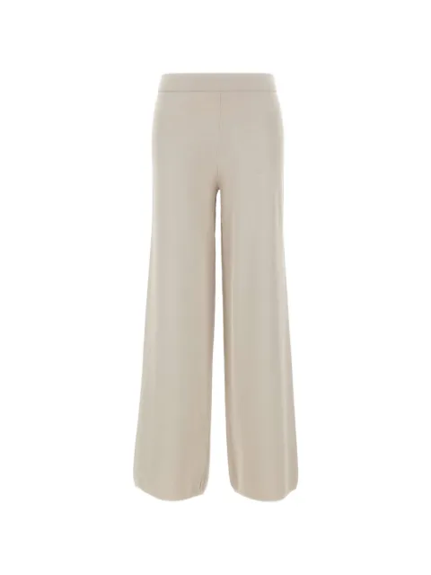 Kangra ribbed-edge palazzo pants Neutrals 193915158