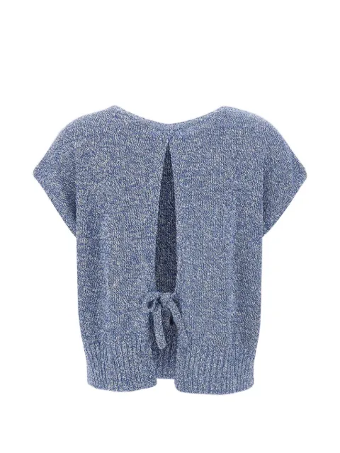 Kangra sequin-embellished open-back sweater Blue 17302039697