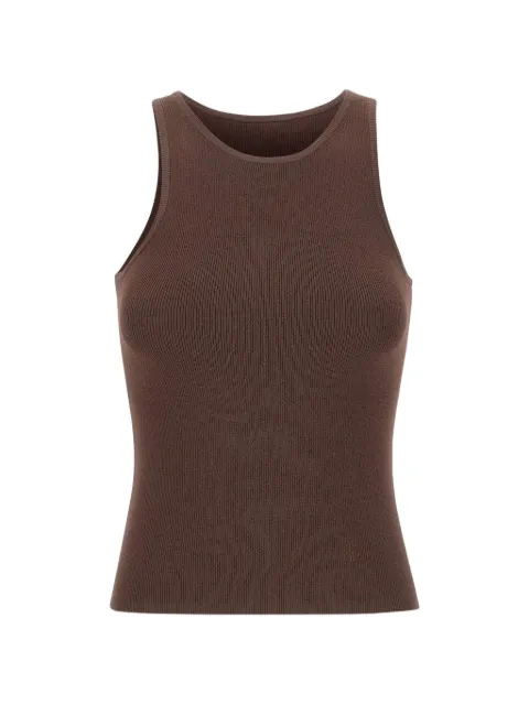 The Garment Madison ribbed-knit tank top Brown 21223514