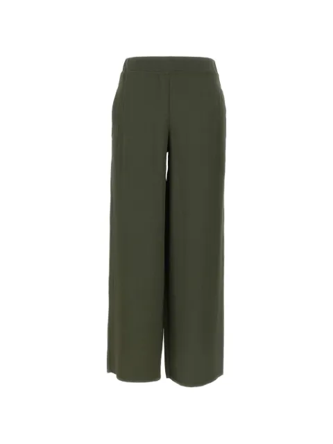 Kangra silk straight-leg pants Green 191515188
