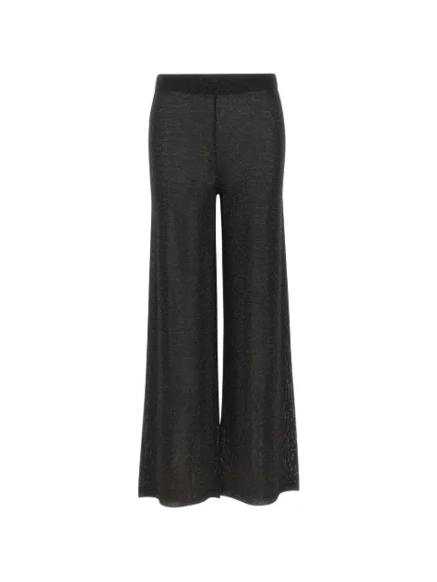 Kangra knit palazzo pants Black 197015041