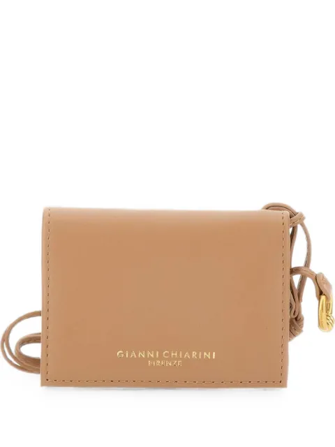 GIANNI CHIARINI knot-detail wallet Neutrals PF5039