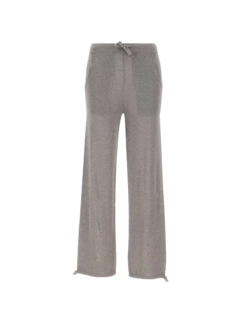 Kangra drawstring-waist knitted track pants Grey 197215049