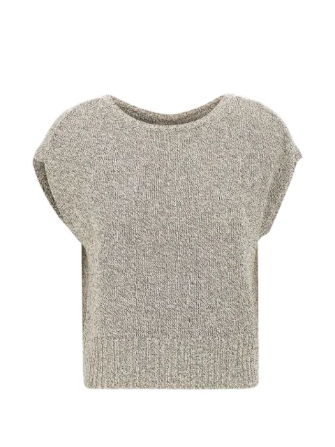 Kangra sequin-embellished open-back sweater Neutrals 173020752