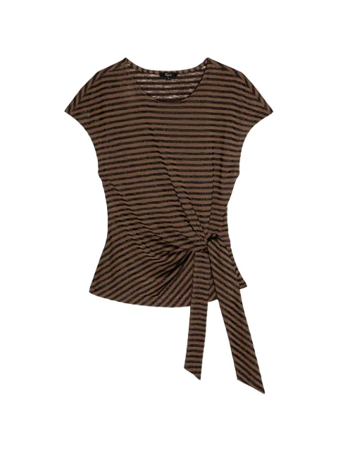 Rails striped tie-waist top Black 517A344E