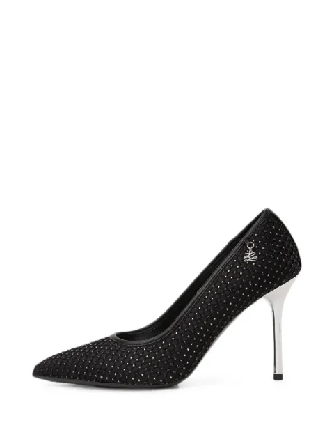 Karl Lagerfeld Sarabande gemstone-embellished pumps Black KLL30977989