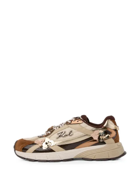 Karl Lagerfeld Orion floral-trim sneakers Neutrals KL65515F162