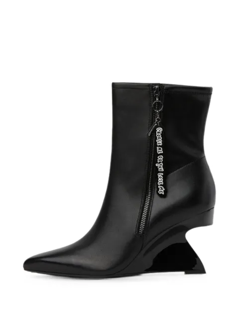 Karl Lagerfeld Jeans Waverly midi zip boots Black KLL34656943