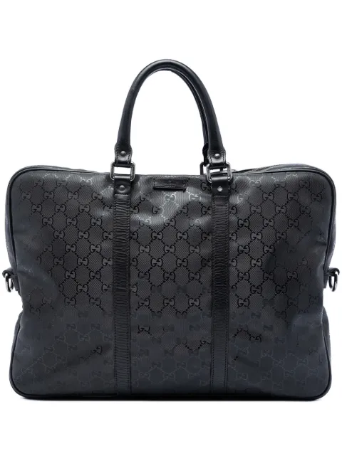Gucci Pre-Owned 2016-2026 GG Imprime business bag Black RO497Z8SIHYA2A94