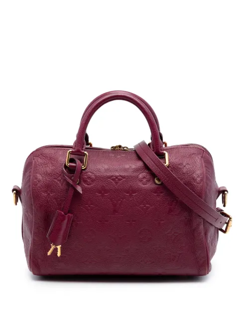 Louis Vuitton Pre-Owned 2012 Monogram Empreinte Speedy Bandouliere 25 satchel Red DFID4UV8N8BQHCQW