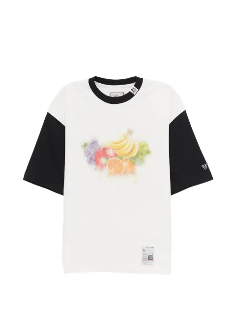 Maison MIHARA YASUHIRO fruit-print T-shirt White J16TS841