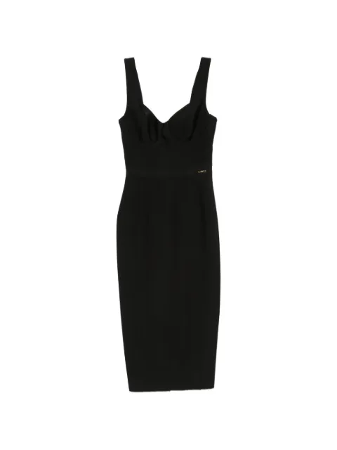 Elisabetta Franchi sweetheart-neck midi dress Black AB98566E2