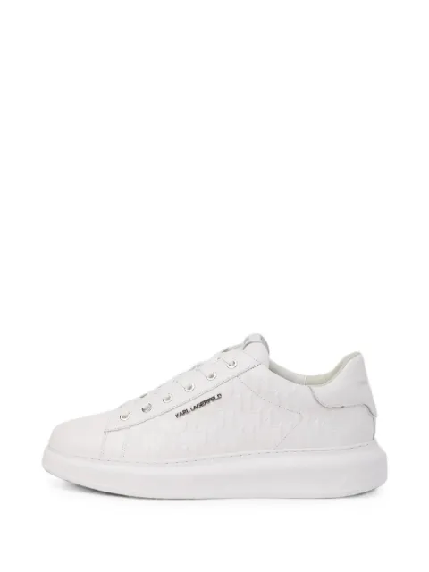 Karl Lagerfeld Kapri monogram embossed sneakers White KL52549K100