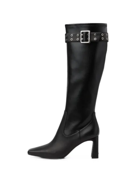 Karl Lagerfeld Kati buckle-strap boots Black KLL33485943