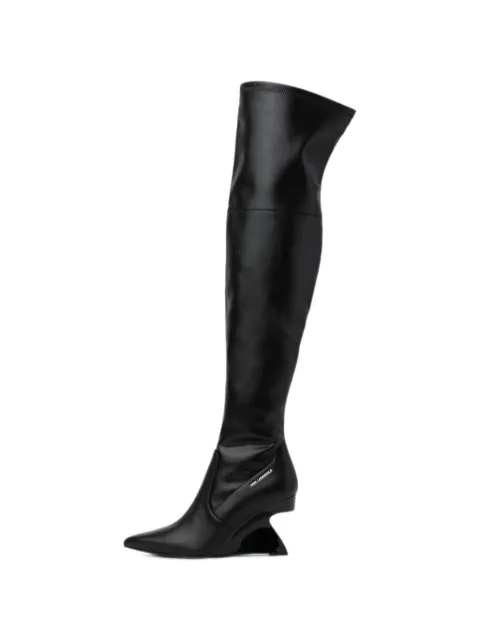 Karl Lagerfeld Jeans Waverly over-knee boots Black KLL34690943