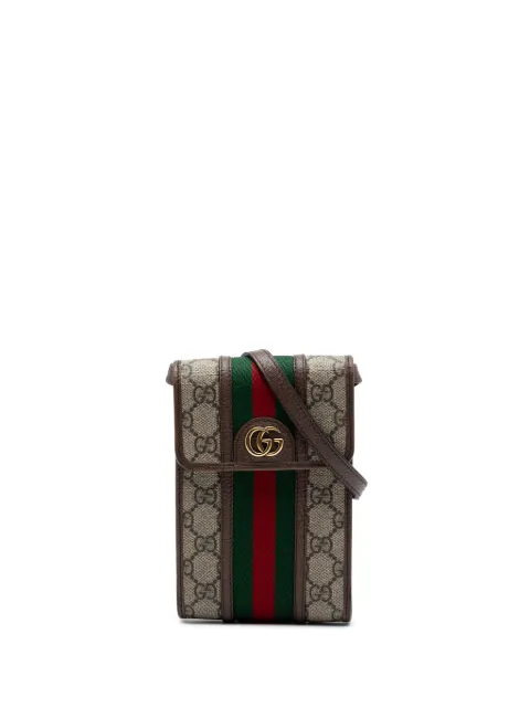 Gucci Pre-Owned 2016-2026 Mini GG Supreme Web Ophidia crossbody bag Neutrals MC7LOEOAG5QQVX2T