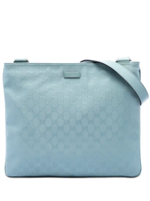 Gucci Pre-Owned 2016-2026 GG Imprime crossbody bag Blue 34SQSXKV0BK1KUJN