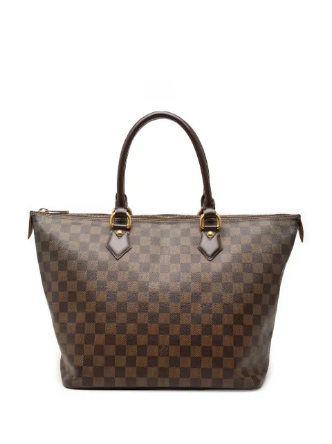 Louis Vuitton Pre-Owned 2005 Damier Ebene Saleya MM tote bag Brown IQM6WFM4L47PI4FR