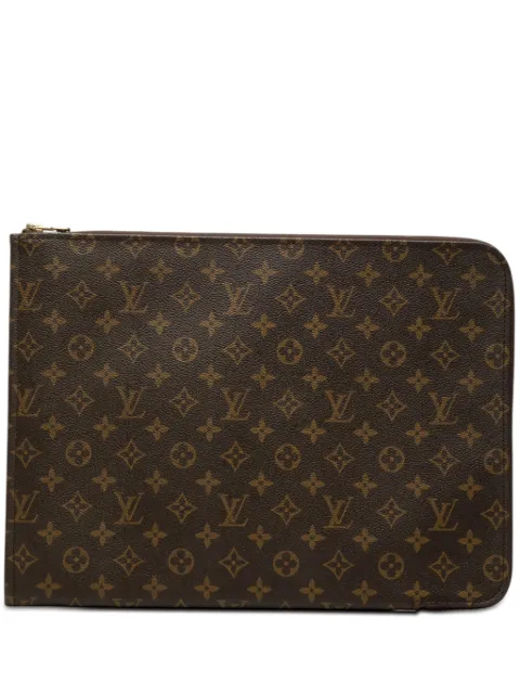 Louis Vuitton Pre-Owned 1987 Monogram Poche Documents Portfolio business bag Brown HFCSYM8B2BU5HRDU