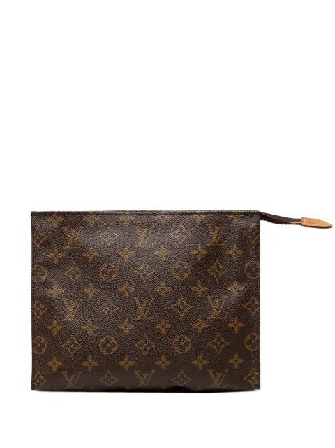Louis Vuitton Pre-Owned 1991 Monogram Toiletry Pouch 26 clutch bag Brown DLCKTLBDKK8ONIAA