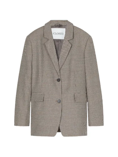 Closed Lola houndstooth blazer Neutrals C9714854B22