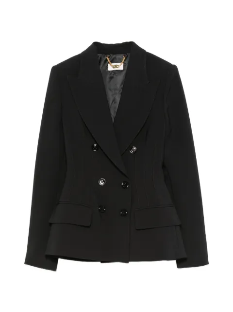 Elisabetta Franchi double-breasted darted jacket Black GI25766E2