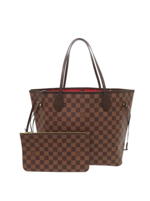 Louis Vuitton Pre-Owned 2014 Damier Ebene Neverfull MM tote bag Brown MYAFA6IOO8TQ022H
