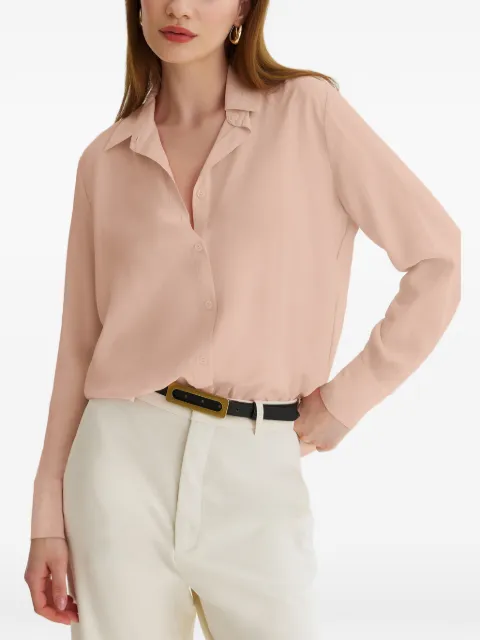 FRAMBOISE Levent silk shirt Pink LEVENT