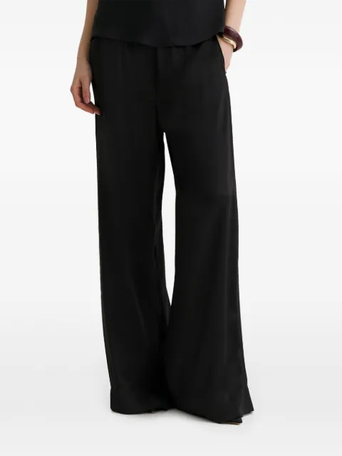 FRAMBOISE Dillan silk trousers Black DILLAN