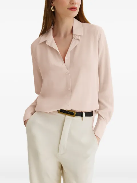 FRAMBOISE Reth silk shirt Neutrals RETH