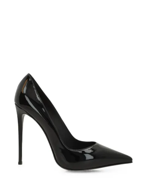 Le Silla pointed-toe patent-finish pumps Black 2101M100R1PPGSL001