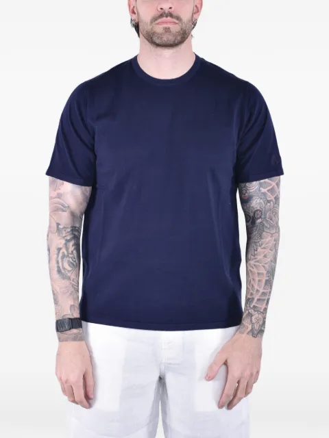 MC2 Saint Barth Scott embroidered-logo T-shirt Blue SCO0010